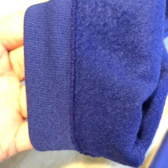 Super Soft Insulated Fleece SILVER LEG Royal Blue Winter Legging - Picture 4 of 8